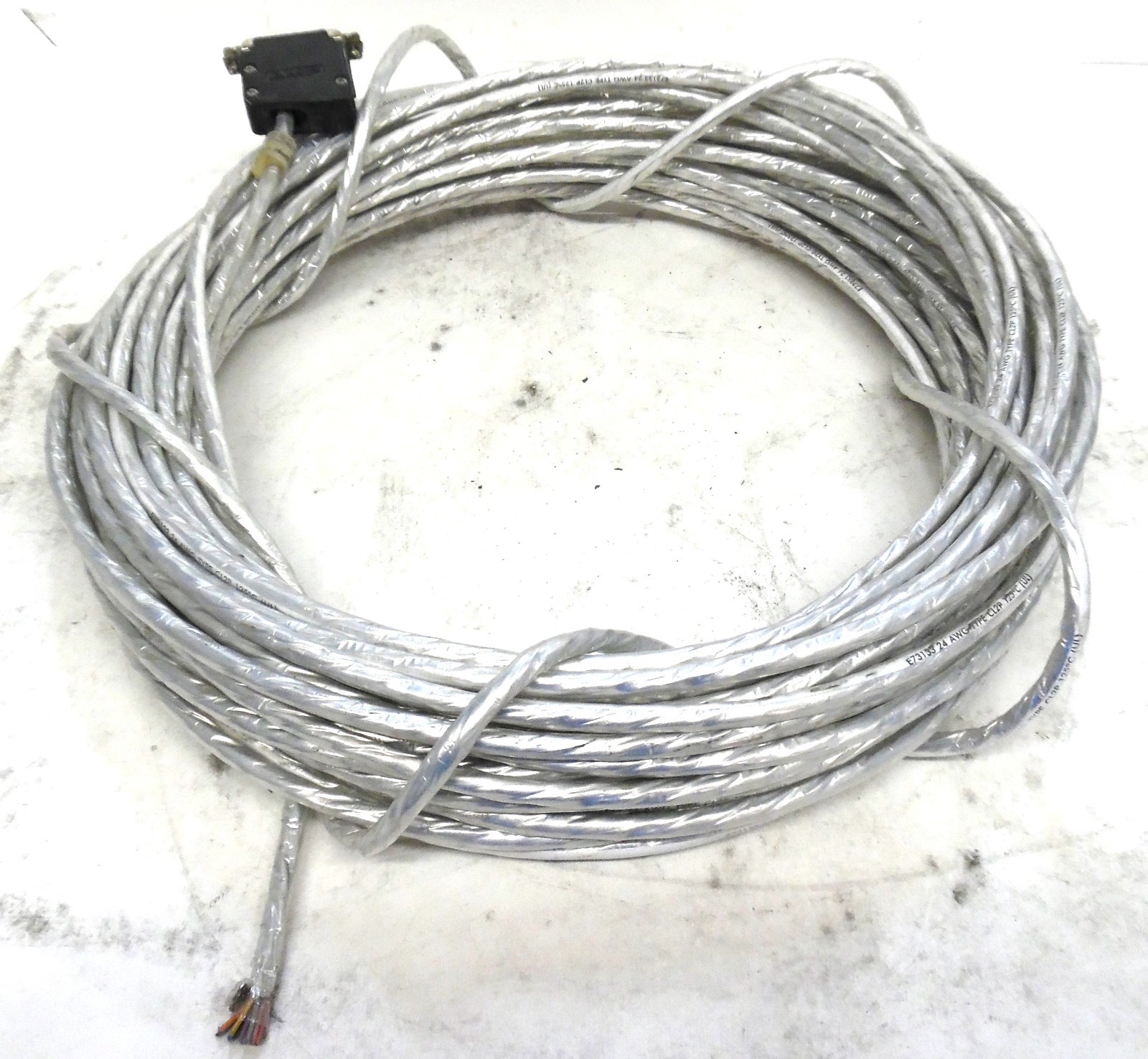 UNKNOWN BRAND CABLE E73133 24 AWG, TYPE CL2P, 125 DEG C, APPROX 20 FT LENGTH