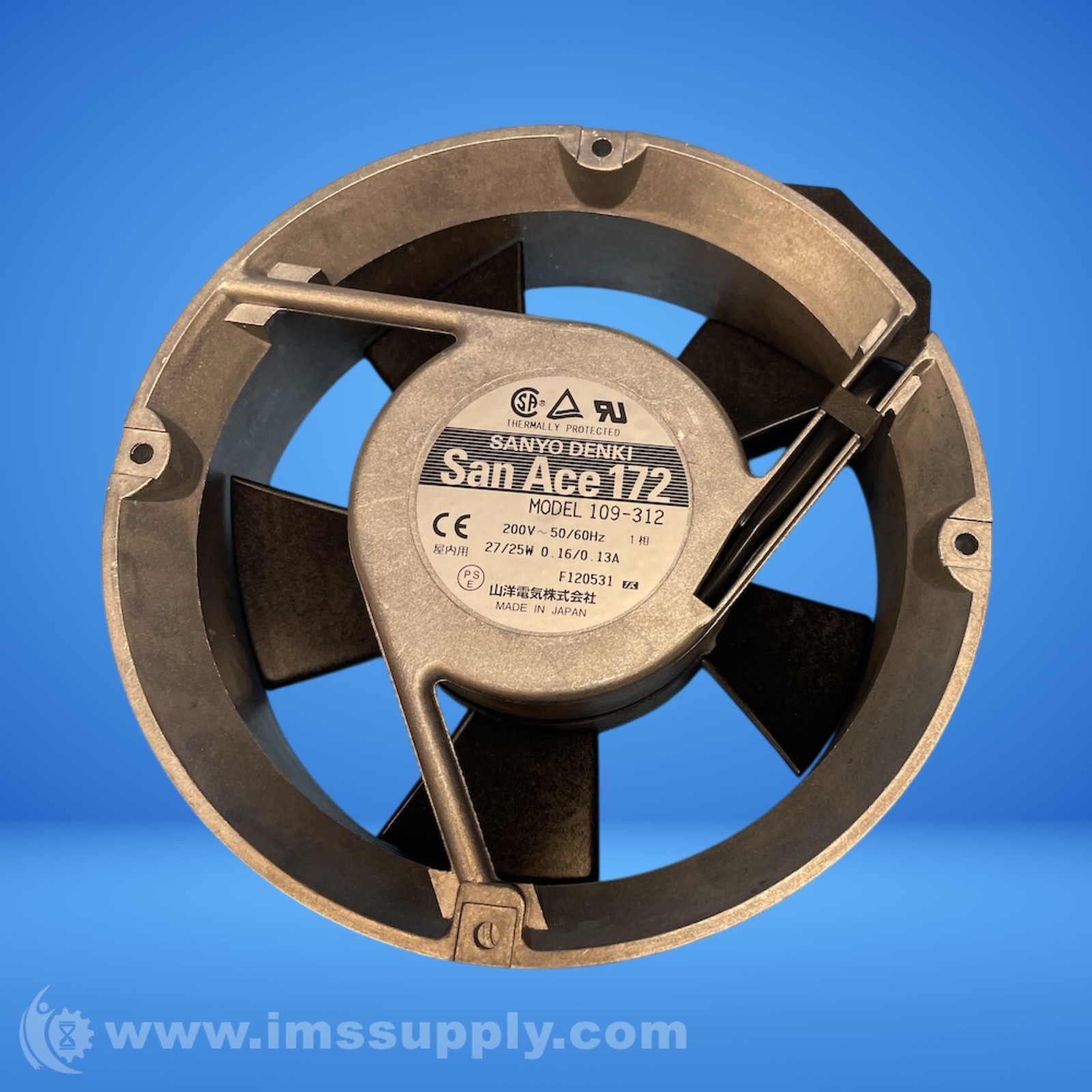 Sanyo Denki 109-312 AC Axial Fan FNIP
