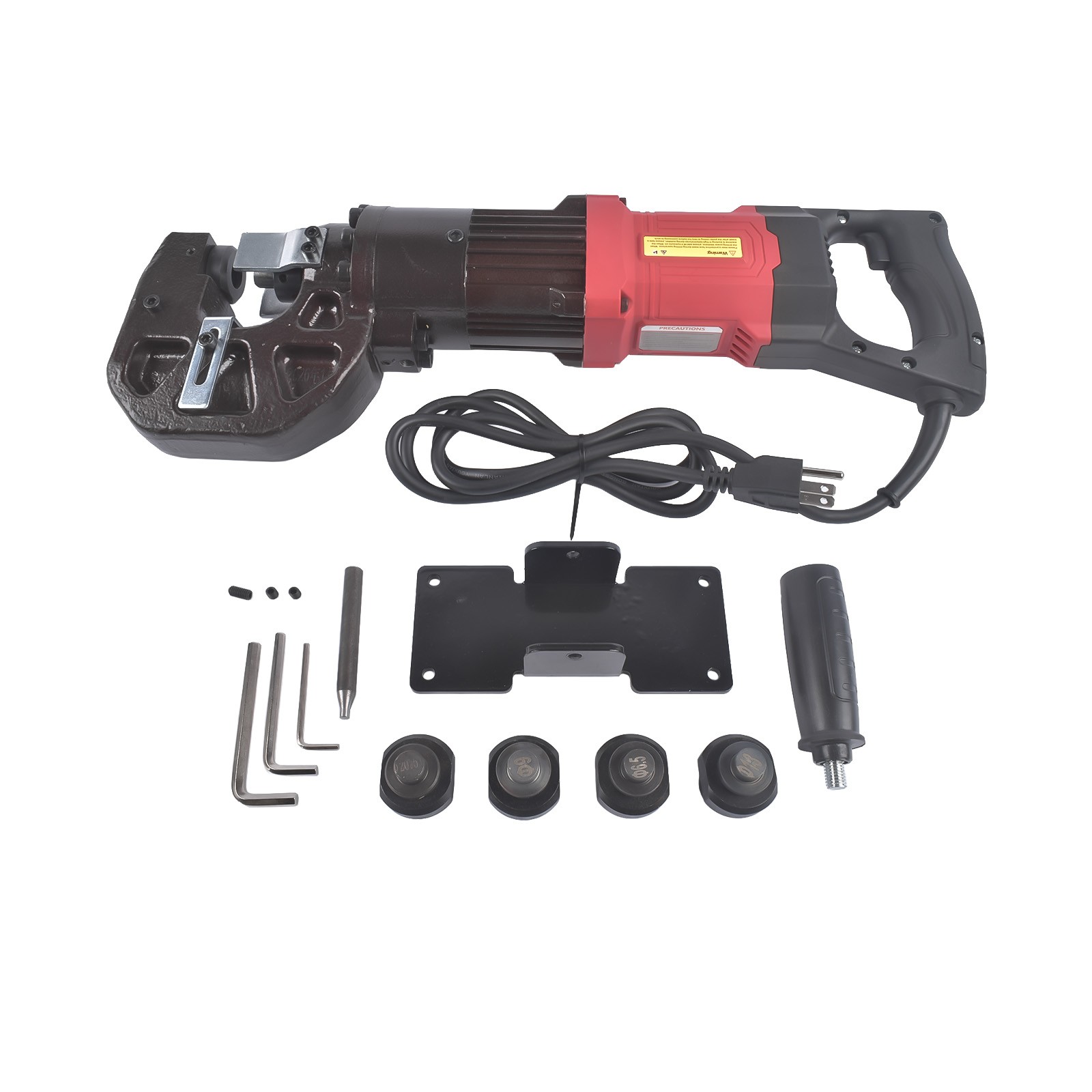 110V Electric Hydraulic Hole Puncher MHP20 22 Ton Punching Tool for Steel Copper