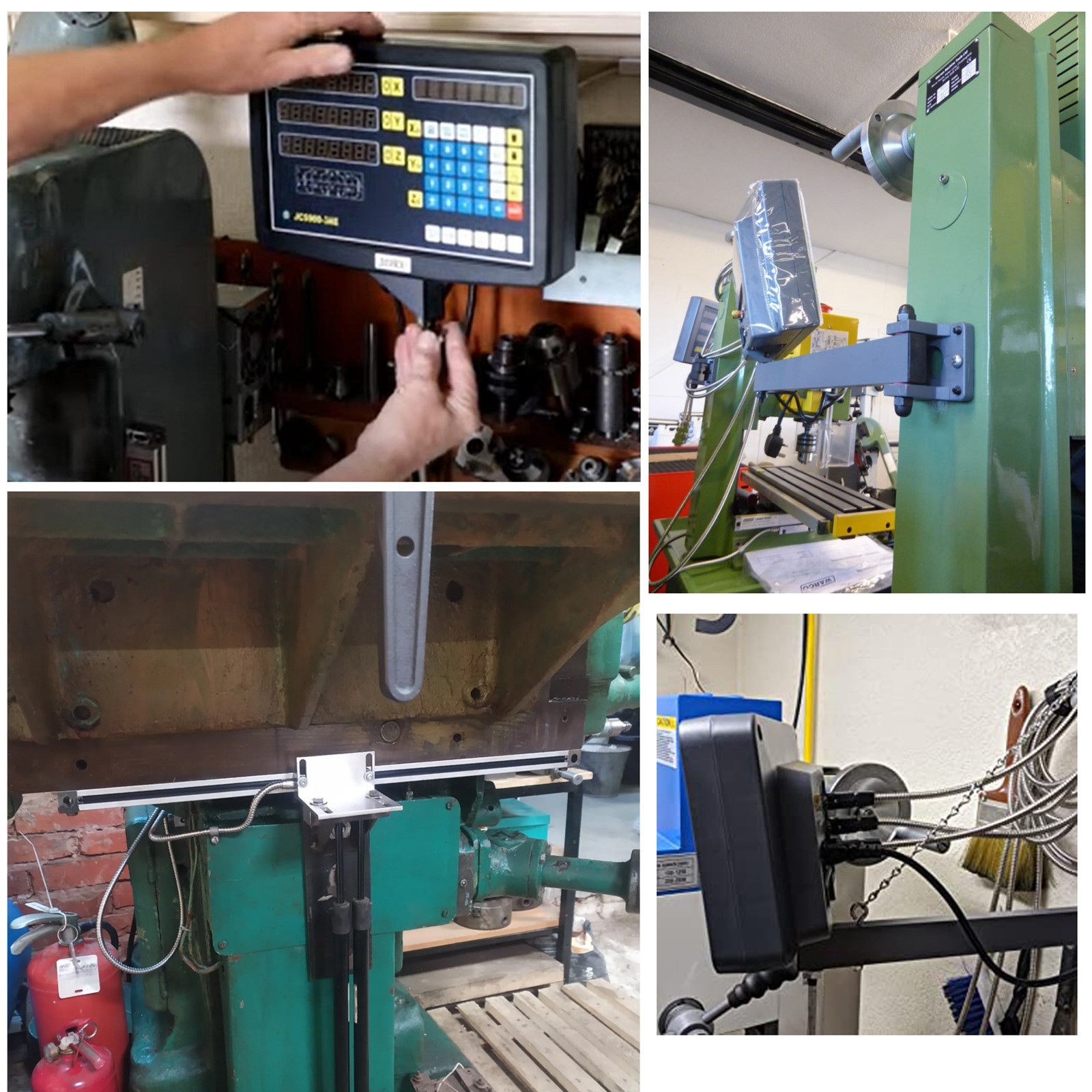 2/3 Axis Digital Readout Linear Scale DRO Display 5μm for Bridgeport/Knee Mill