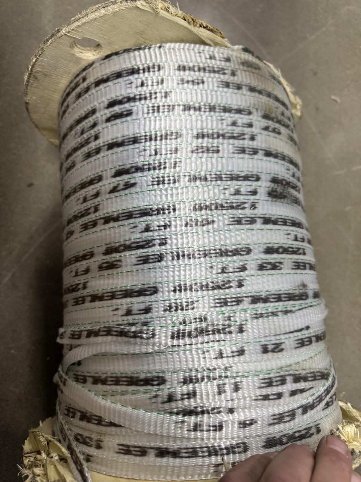 Greenlee 3000 Feet Length Polyester Measuring & Pulling Tape, 1250 lbs