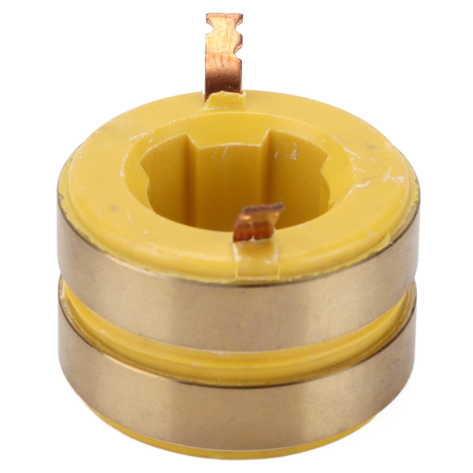 Slip Ring Brass Conductive Collector 2 Way 22mm ID 38mm OD For 168F Generators