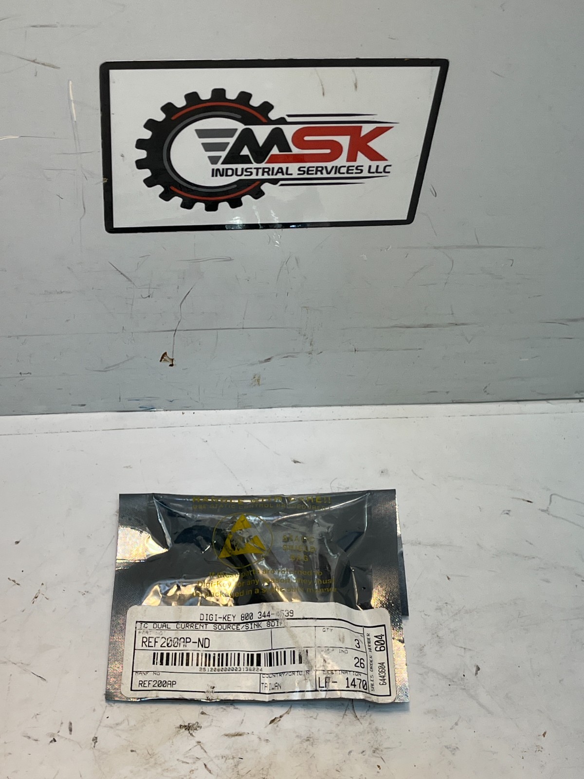 Digi-Key REF200AP-ND IC Dual Current Source/Sink, 200AP-ND, REF200