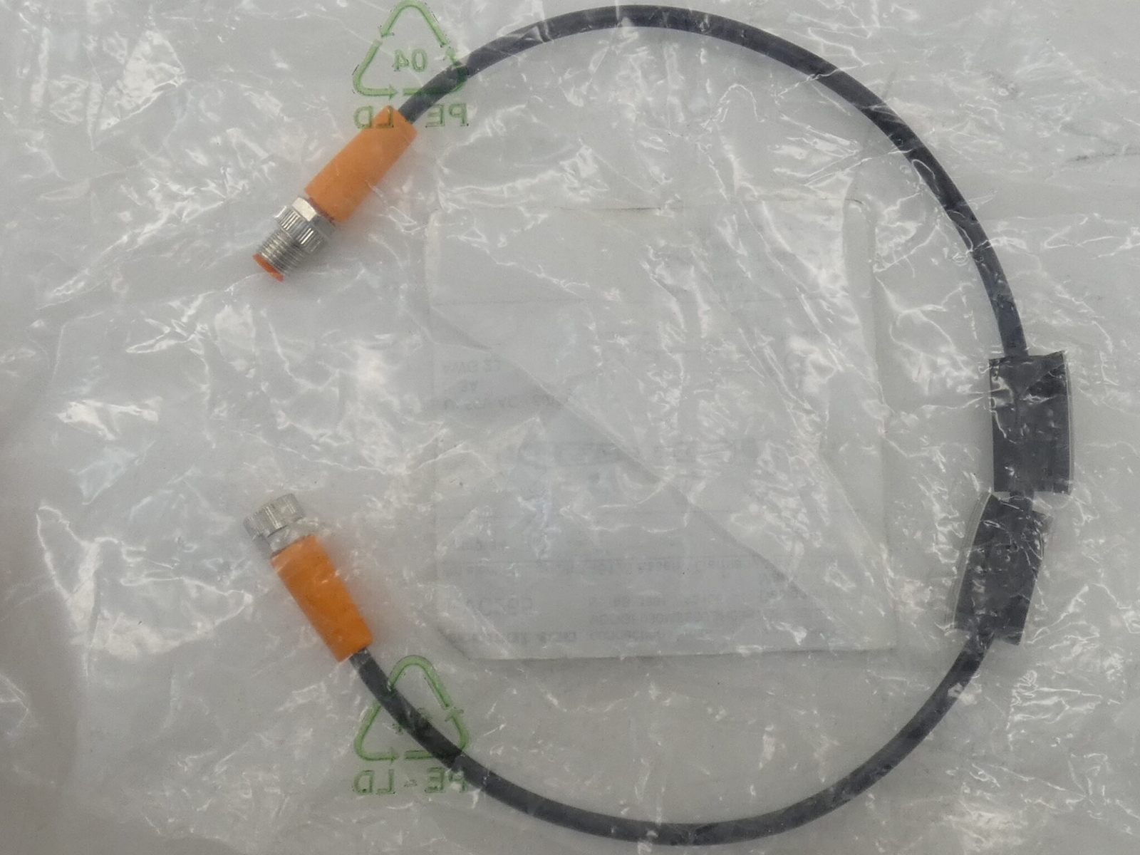 *Lot of 2* IFM Electronic Connector Cable 0.3M 50VAC/60VDC 3A AWG 23 – NEW Su…