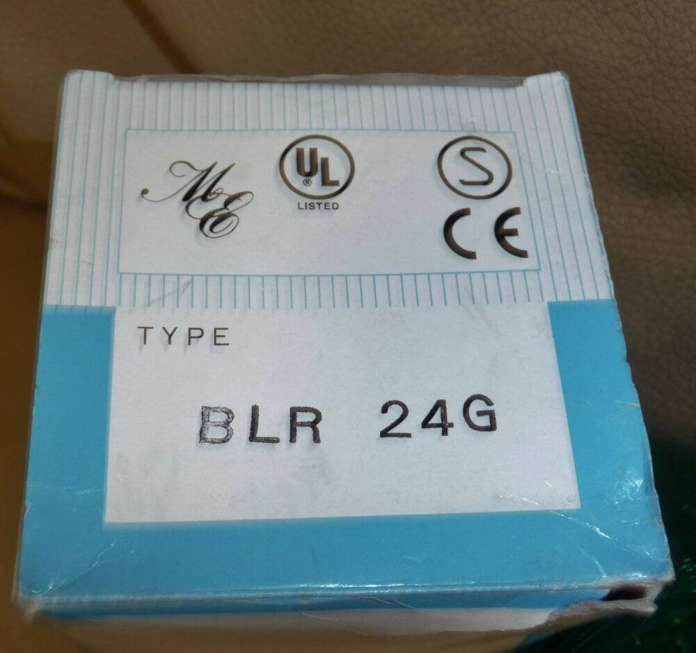 Maruyasu BLR-24G Pilot Light, 30mm 24V Green Illum 80mm, 5W New