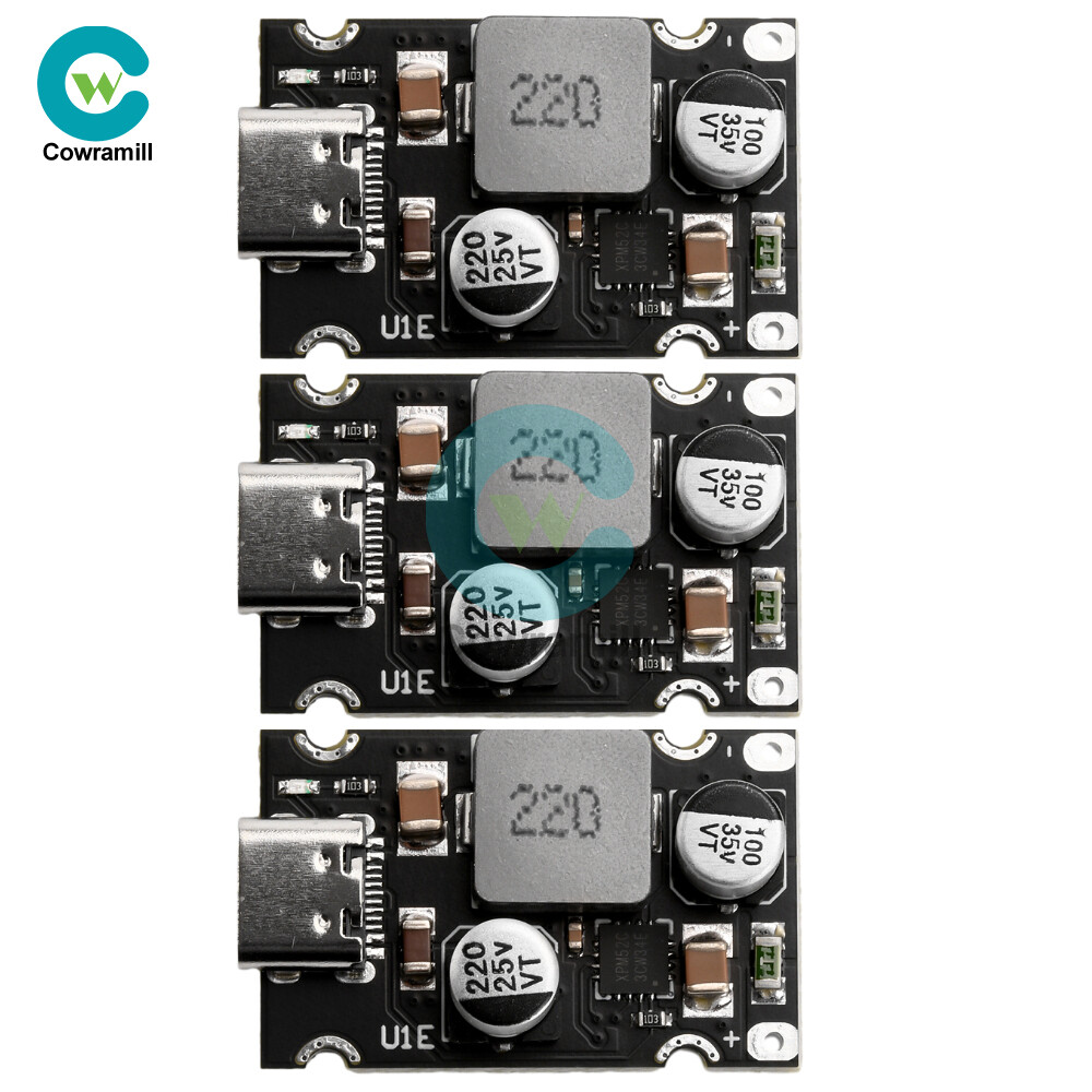 3PCS PD65W Fast Charging Module Type-C PD3.1 QC3.0 SCP PPS Fast Charging Board