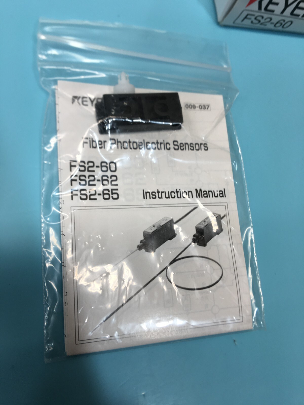 KEYENCE FS2-60 SENSOR LEVEL AMP WATER TRACK, 187546