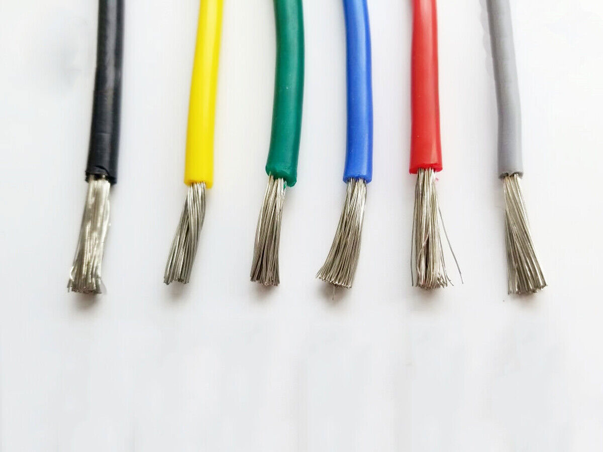 AGR Flexible Soft Silicone Cable Wire 1mm to 25mm Choose Colour / Length