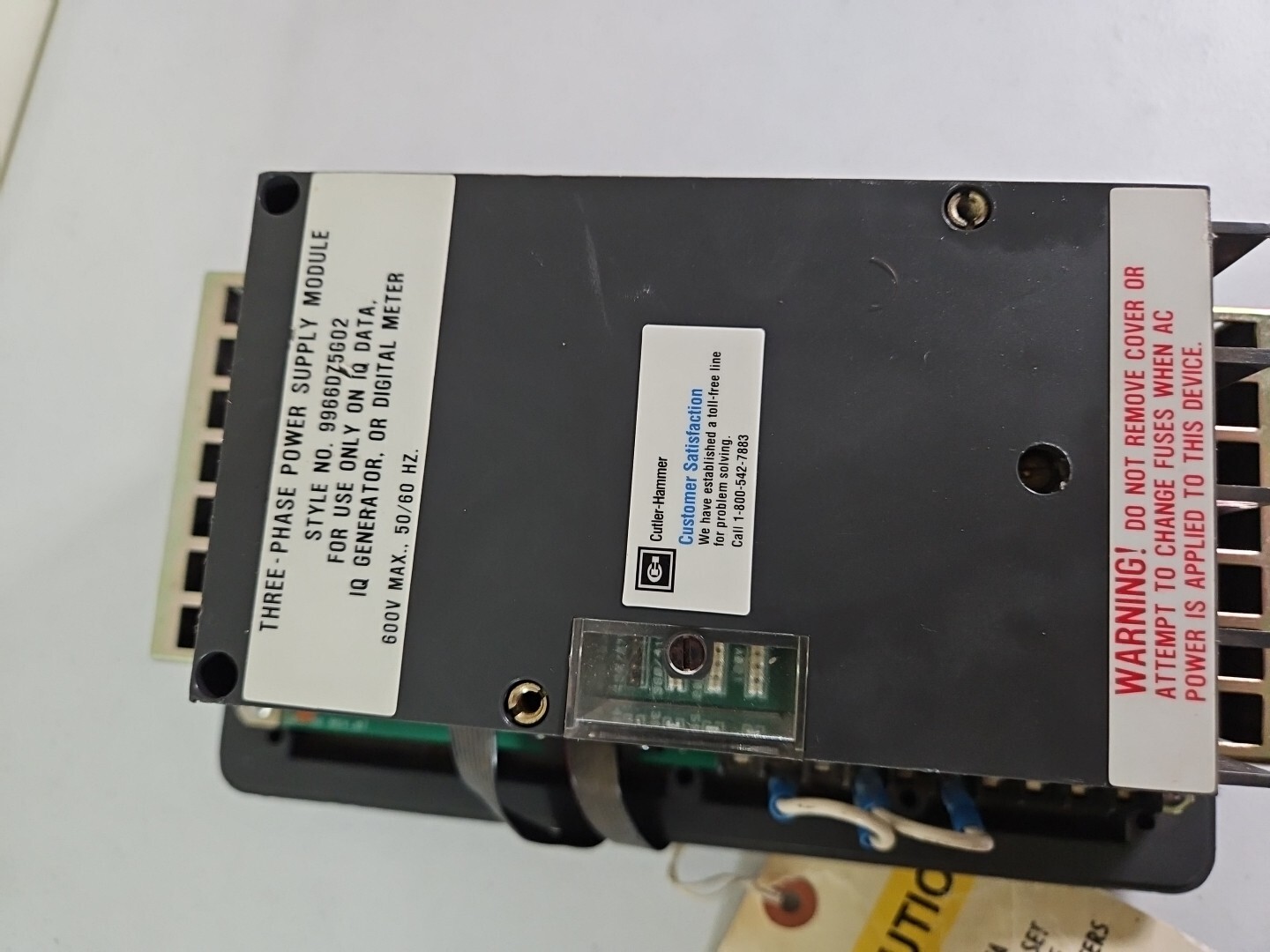 Westinghouse IQ Data Three Phase Power Supply Module 2D78533G03 Culter-Hammer