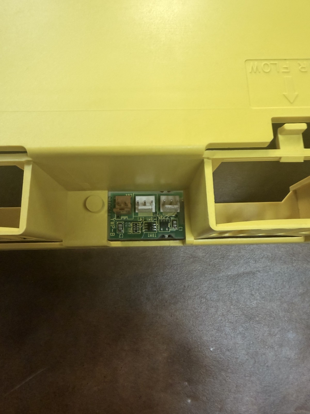 FANUC Control Board Yellow Housing Cover w/ Dual Nidec Cooling Fans & PCB