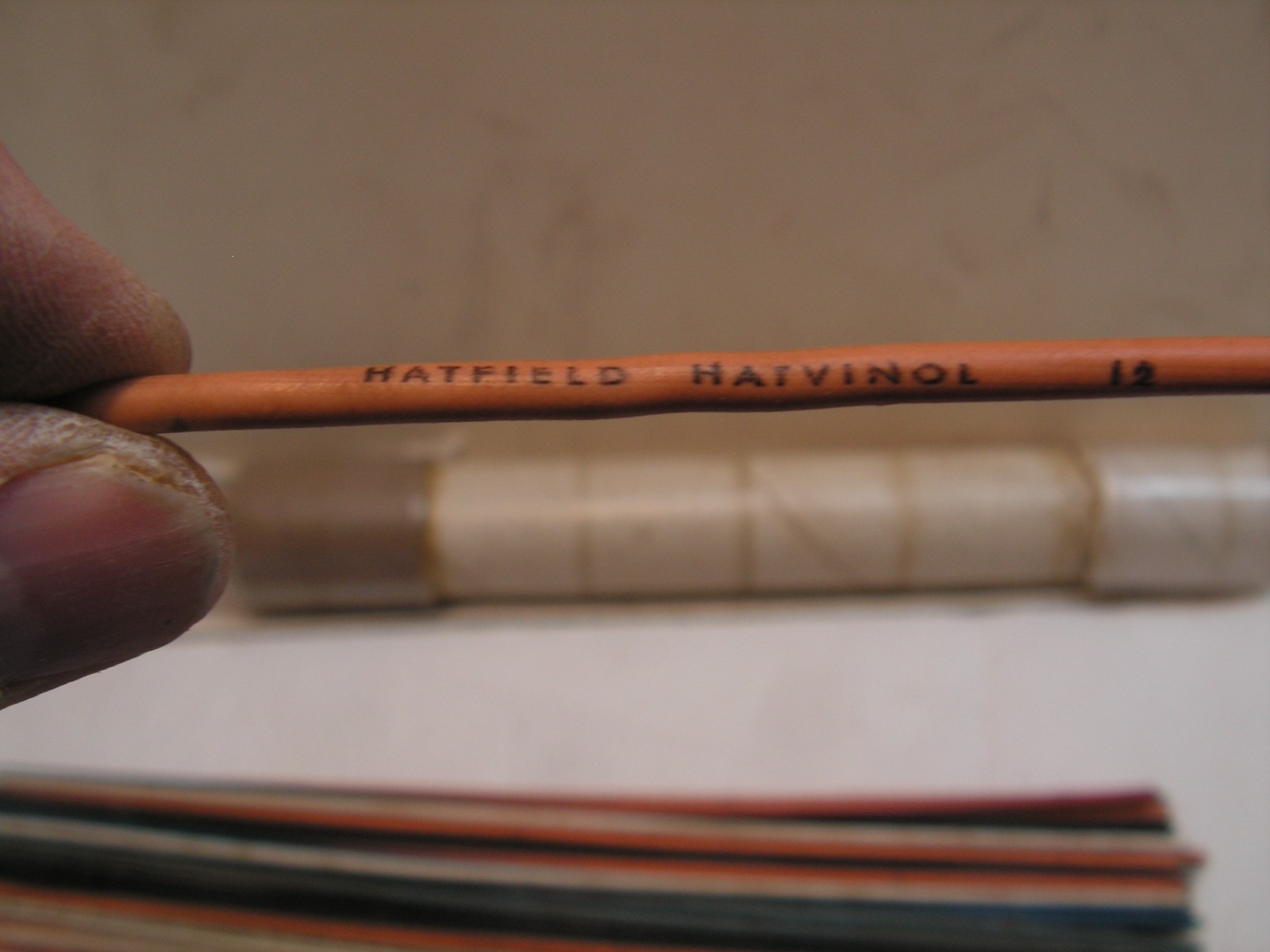 VINTAGE 66 Pieces 12 1/4″+ Long 12 Gauge Copper Wire. In Homemade Tube Various C