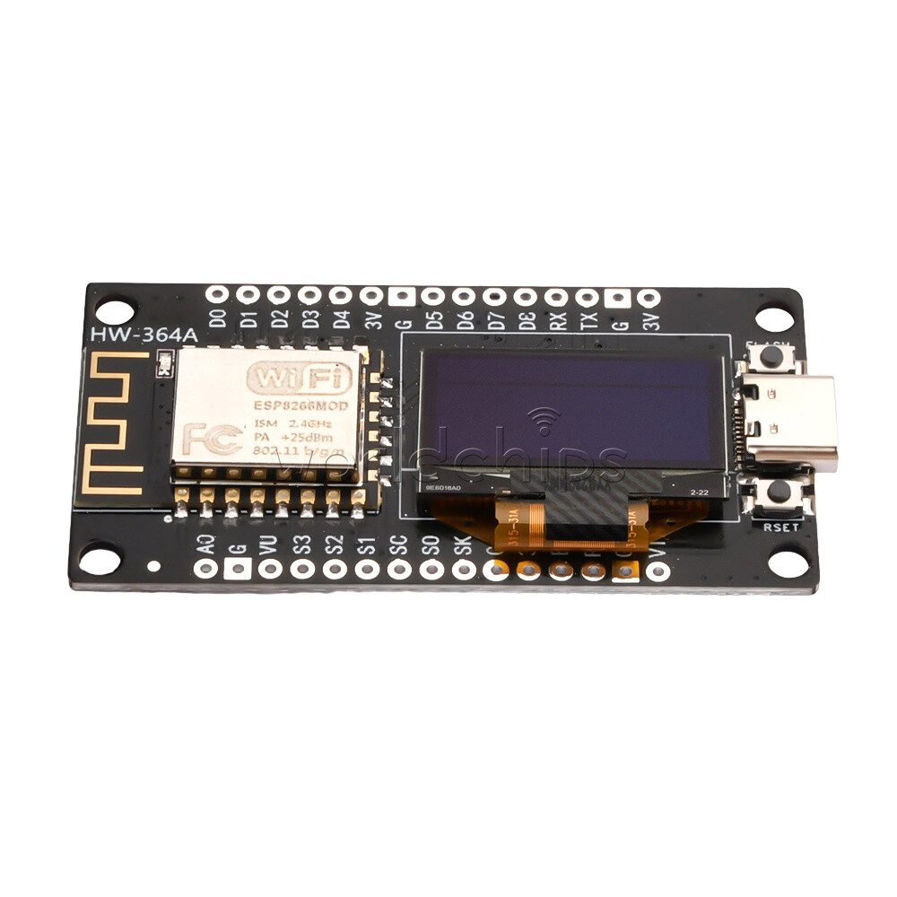 1-10Piece Type-C/Micro USB 0.96″ ESP-12F Nodemcu ESP8266 WIFI Development Board