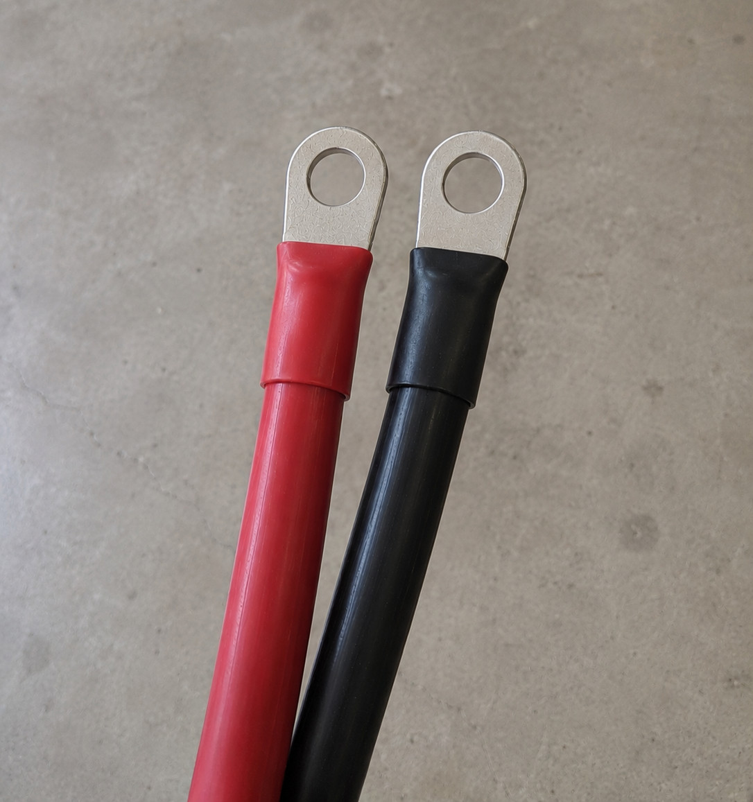 2/0 Gauge AWG Copper Battery Cable 3 Feet with ring terminal