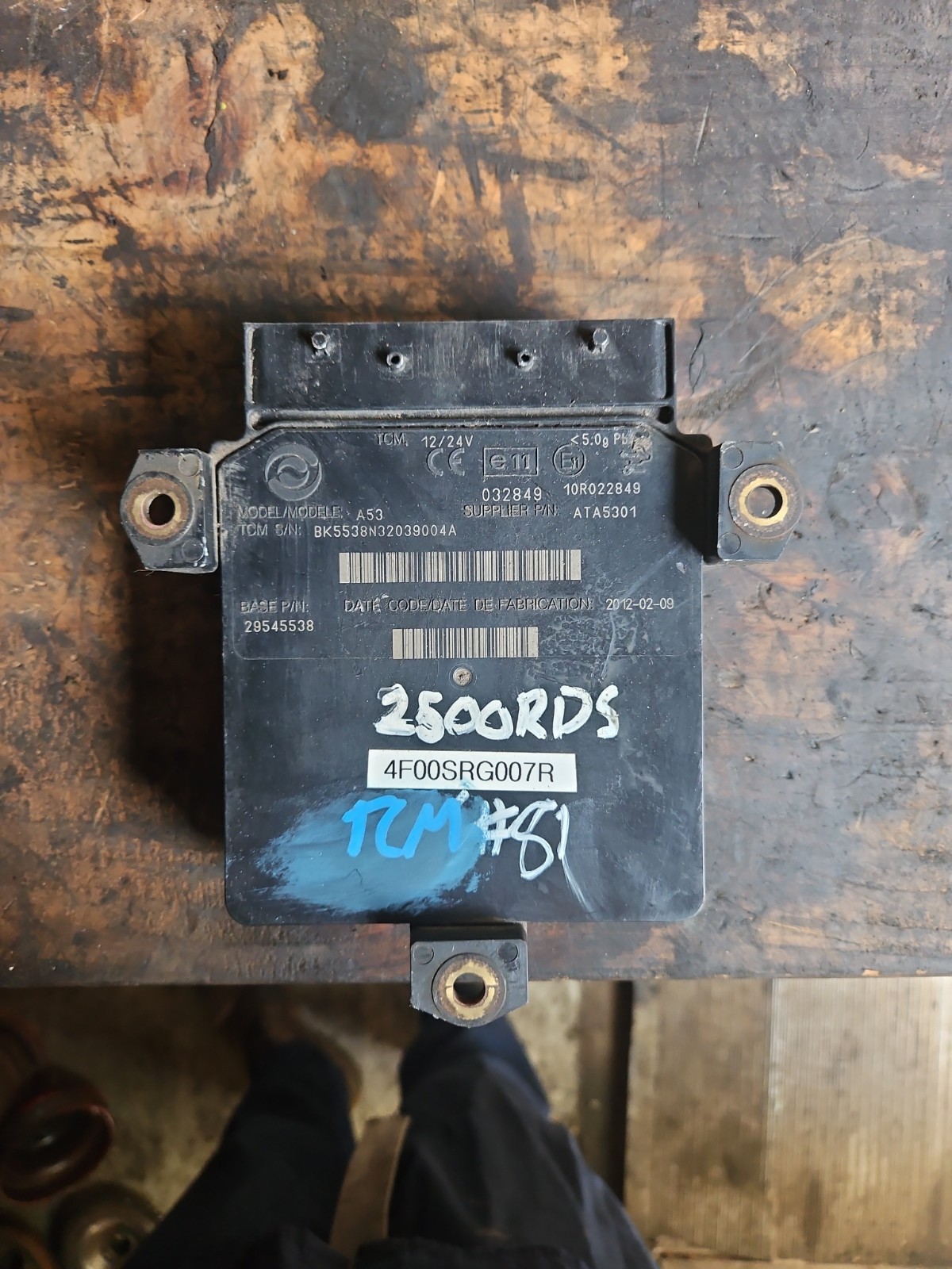 Allison Transmission Control Module TCM 29545538 A53 Programmed For 2500RDS