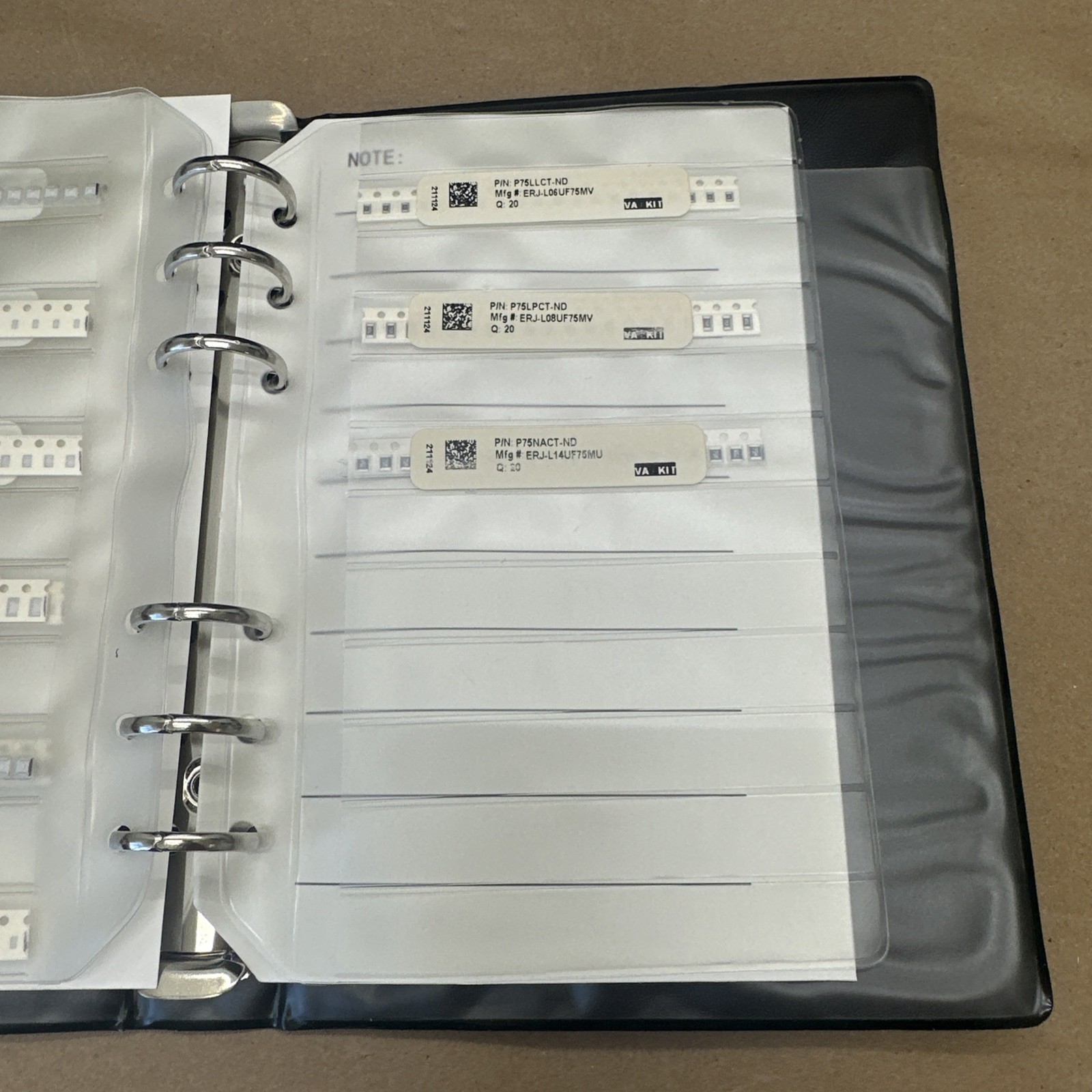 NEW SURPLUS- Digi-Key Panasonic ERJ1-KIT-ND Resistor Kit 0.02-0.1 (420pcs) 🇺🇸