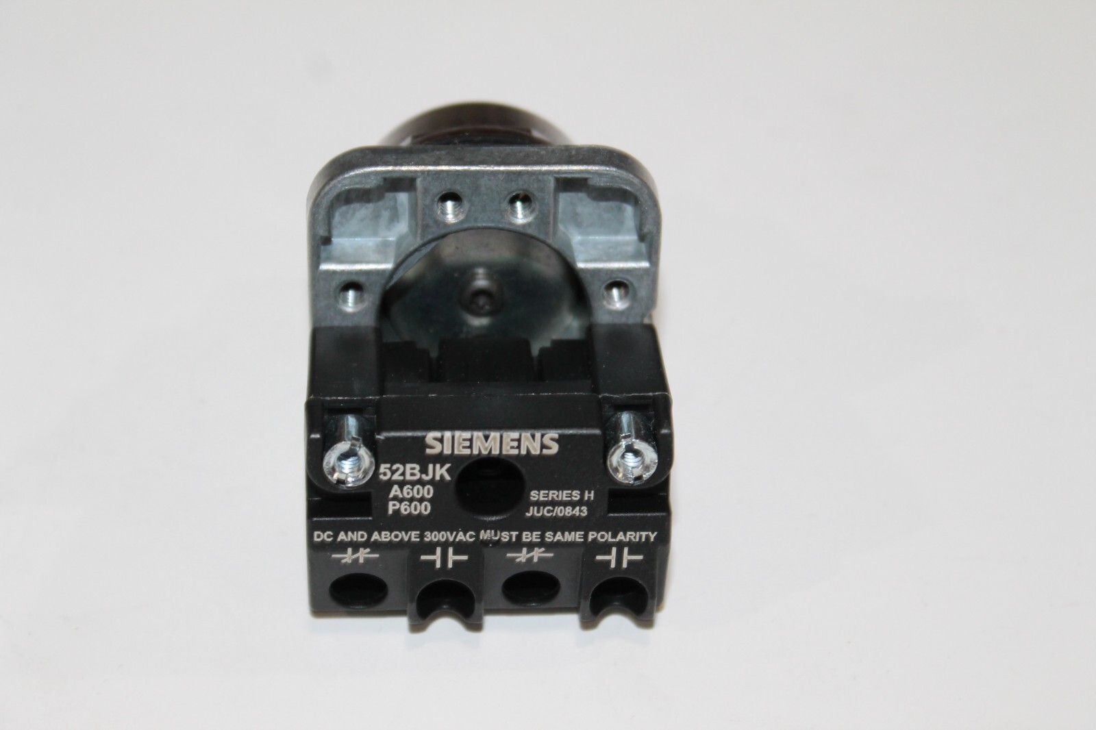 Siemens 52PA8B1A, Push Button Operator, Extended Cap, Black, 1NO-1NC