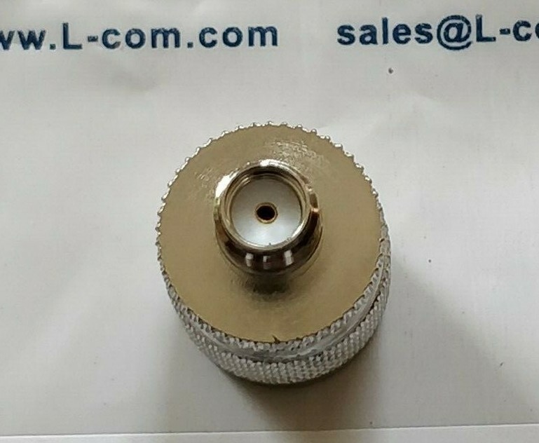 (3pcs) L-COM BA589 Coaxial Adapter TNC Male to SMA Female