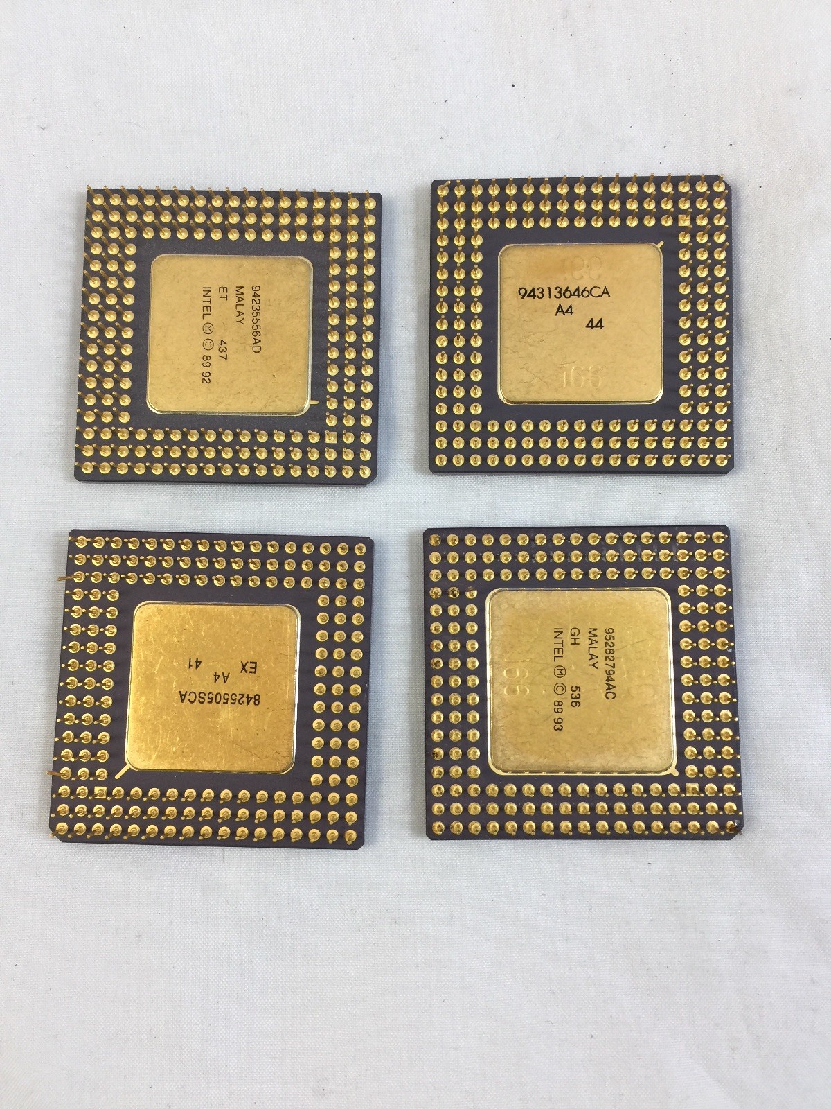 Intel 486 DX2 66MHZ A80486DX2 SX911 i486 CPU Processor Gold Vintage SX955 Sx807