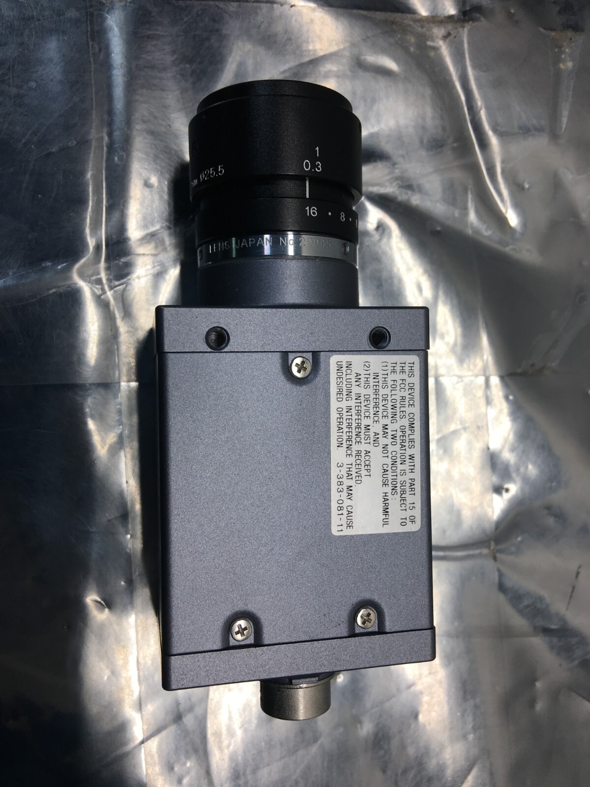 SONY XCD-SX90 Industrial CCD Camera Monochrome 1/3 Type Progressive Scan, 104878