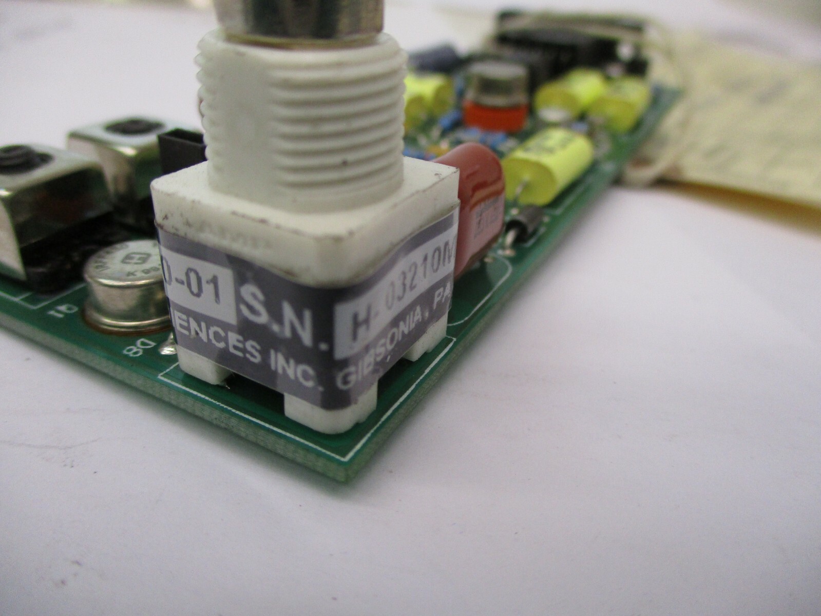 United Sciences Inc Pre Amp Board 1003-1100-01 50kHz A864AES