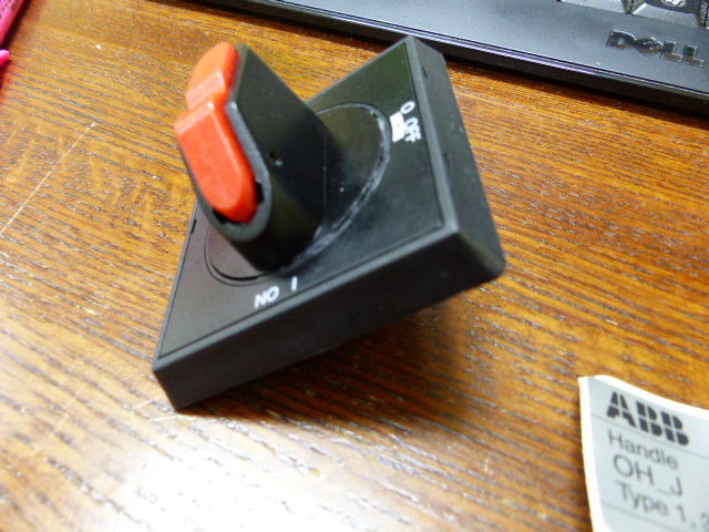 ABB OHBS2AJ1 Qty of 1 per Lot 3 Lock Handle, For Use With OT16 125F, Power Circ