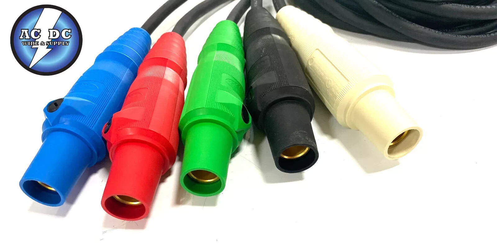 CAM LOCK SET #2 Entertainment Generator Power Cable Panel Tails 2′ FFFFF