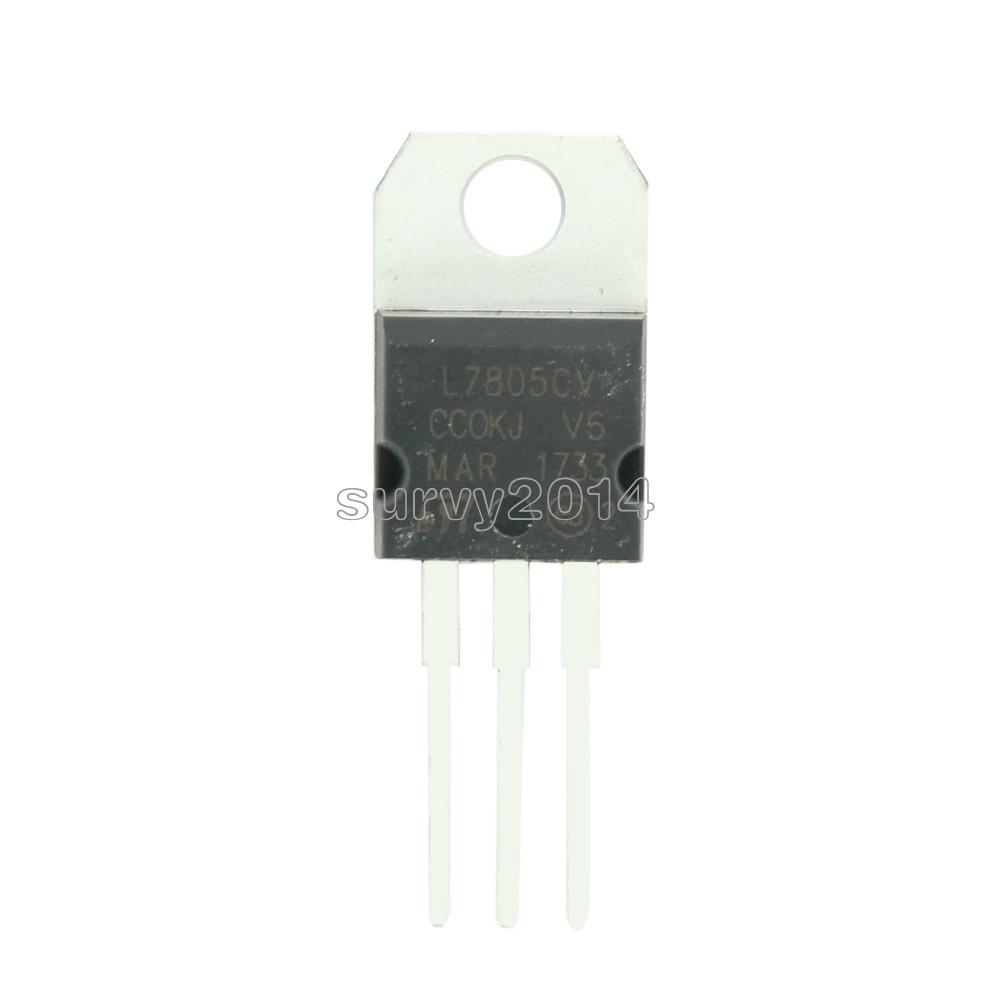 5/10/20/30/100PCS IC L7805CV L7805 7805 TO-220 Voltage Regulator 5V ST NEW