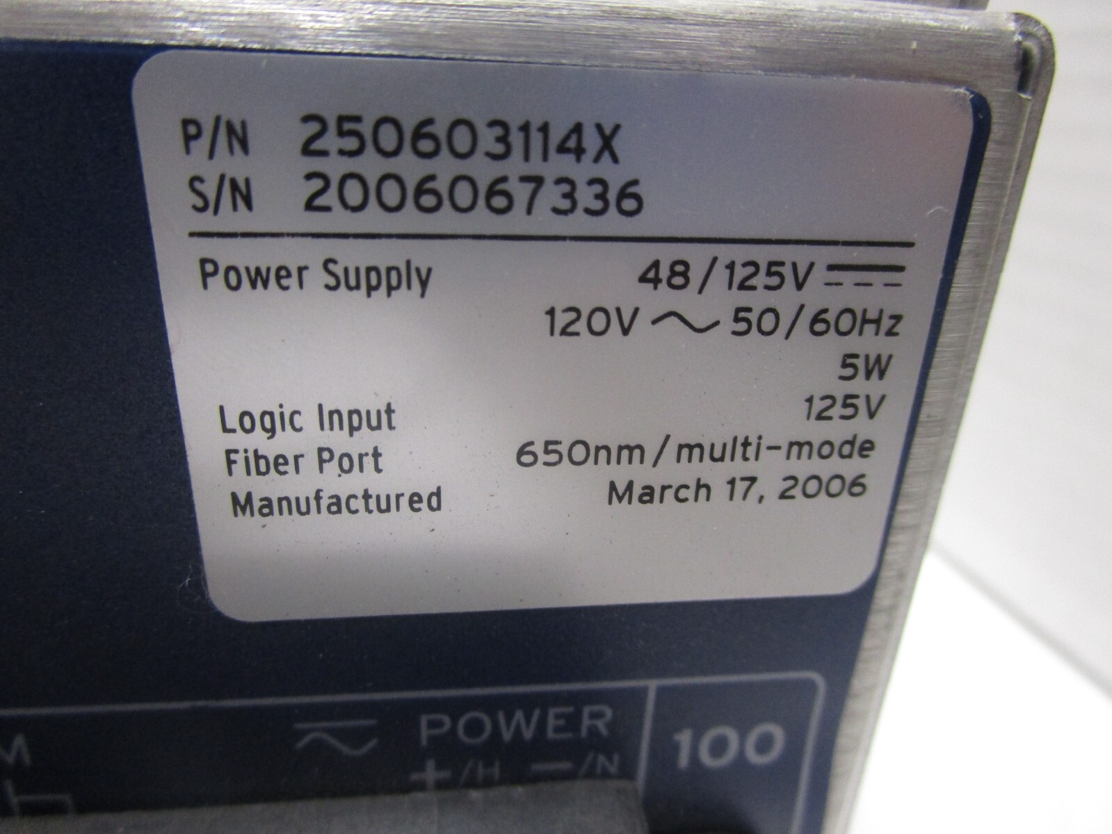 Schweitzer SEL-2506 Remote I/O Module 250603114X