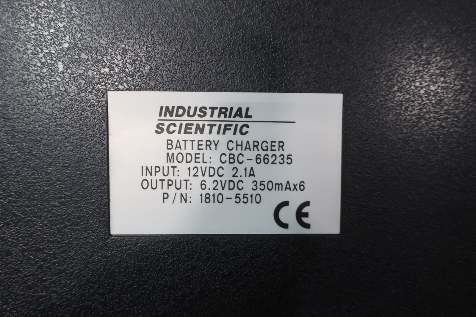 Industrial Scientific CBC-66235 Battery Charger 12v-dc