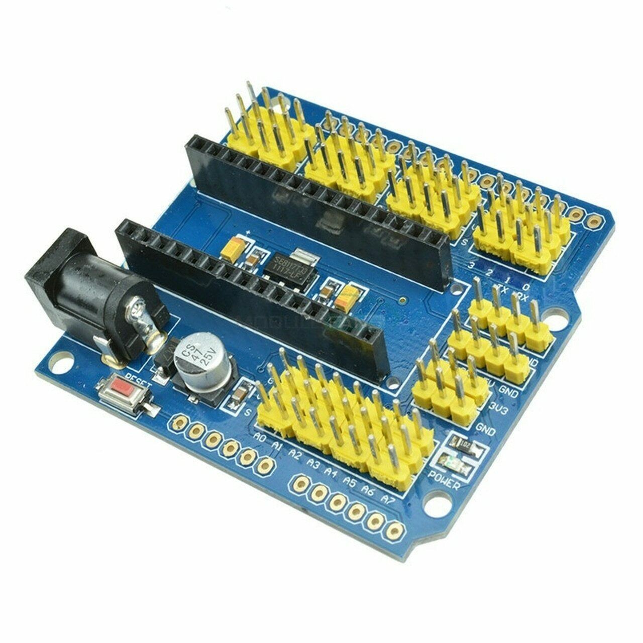 2pcs Nano V3.0 I/O Expansion Sensor Shield UNO R3 Arduino Compatible