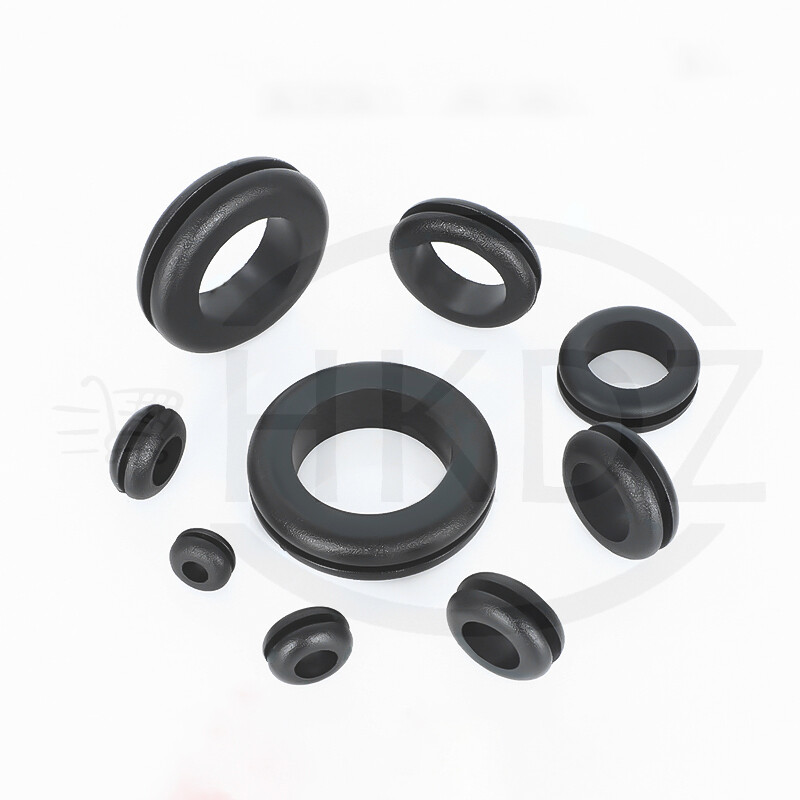Open Wiring Grommets Rubber Black Open Grommet Cable Hole Electrical 3mm – 80mm