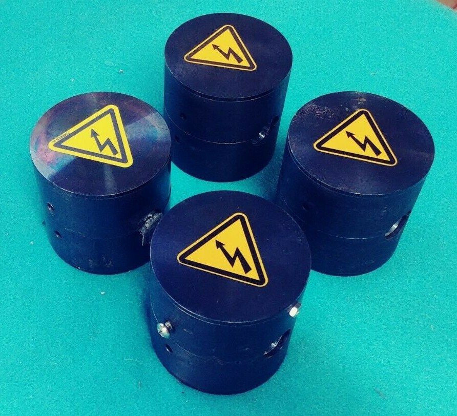 Lot of 4 VSWR Industrial Antenna Magnets