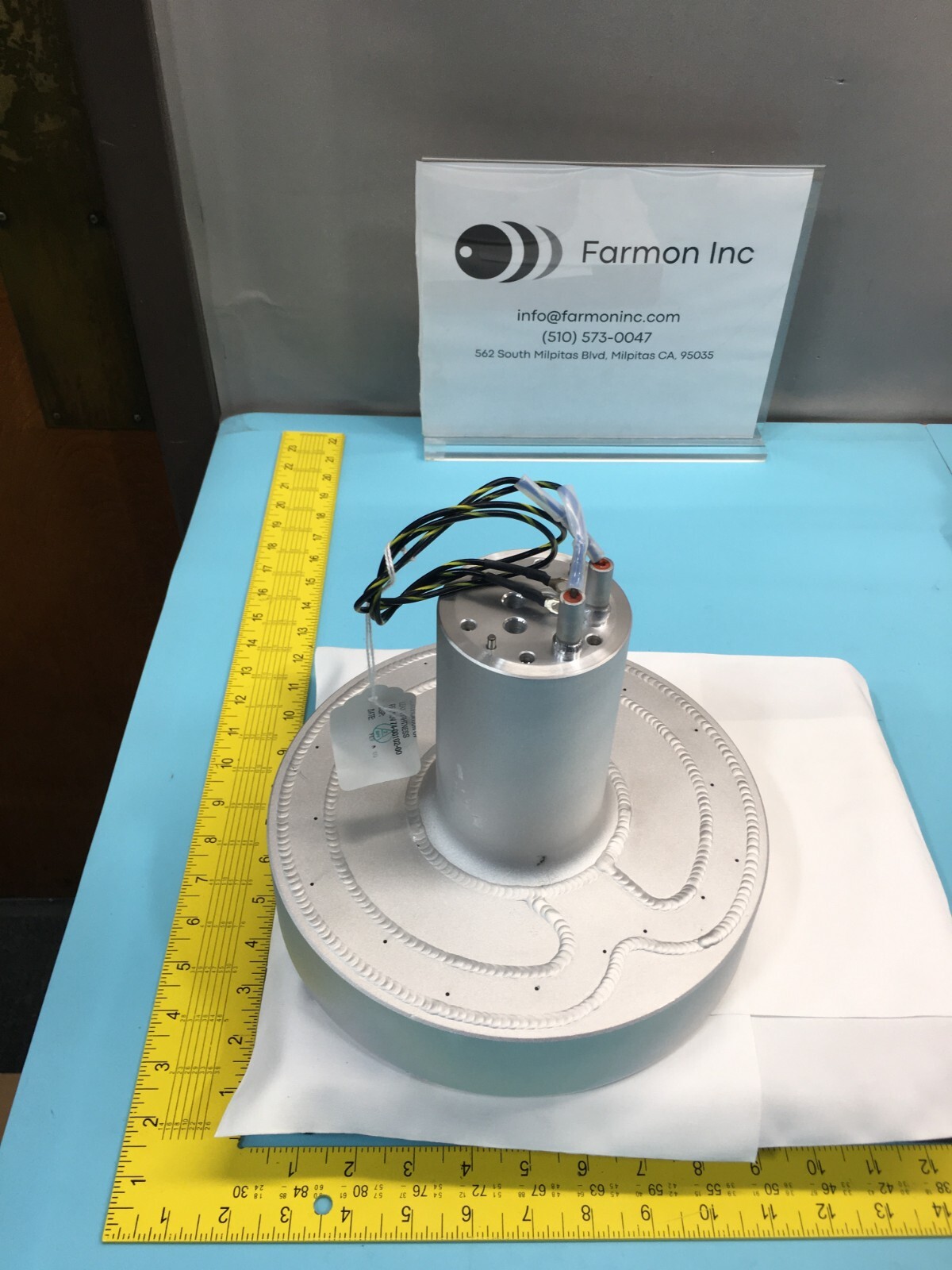 NOvellus 02-041242-00 Wafer Pedestal Heater, TINCVD, ST1-5, 141329