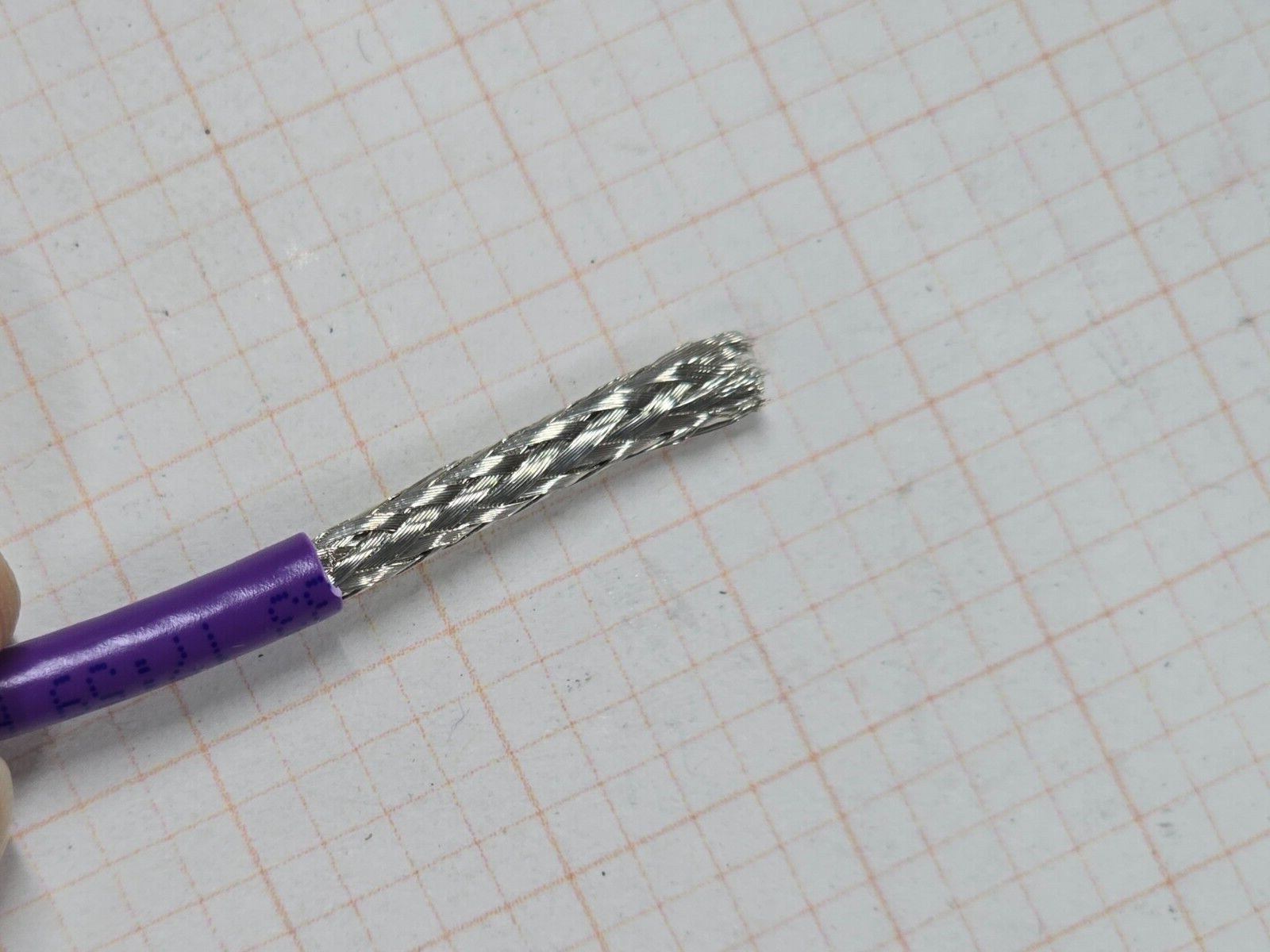 Belden 1855A #23awg RG59 Video Brilliance HD-SDI Coaxial Cable 6GHz Violet /50ft