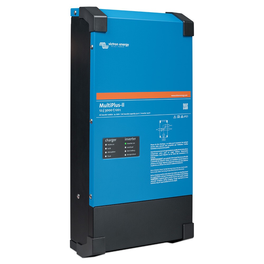 Victron MultiPlus-II 12/3000-120-50 3000VA 2400W Pure Sine Inverter 120A Charger