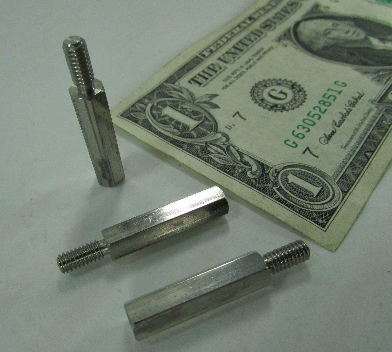 Lot 12 Stainless Steel Standoffs #8-32 x 1″ Long Spacers Jackscrew Circuit Board