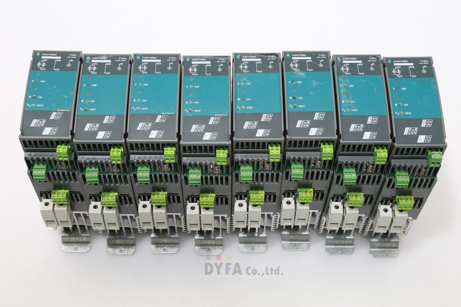 EUROTHERM used 7100A 40A/460V/115V/XXXX/NONE/PA/XXXX/4mA20/ENG/ ELEC-I-3068=9N14