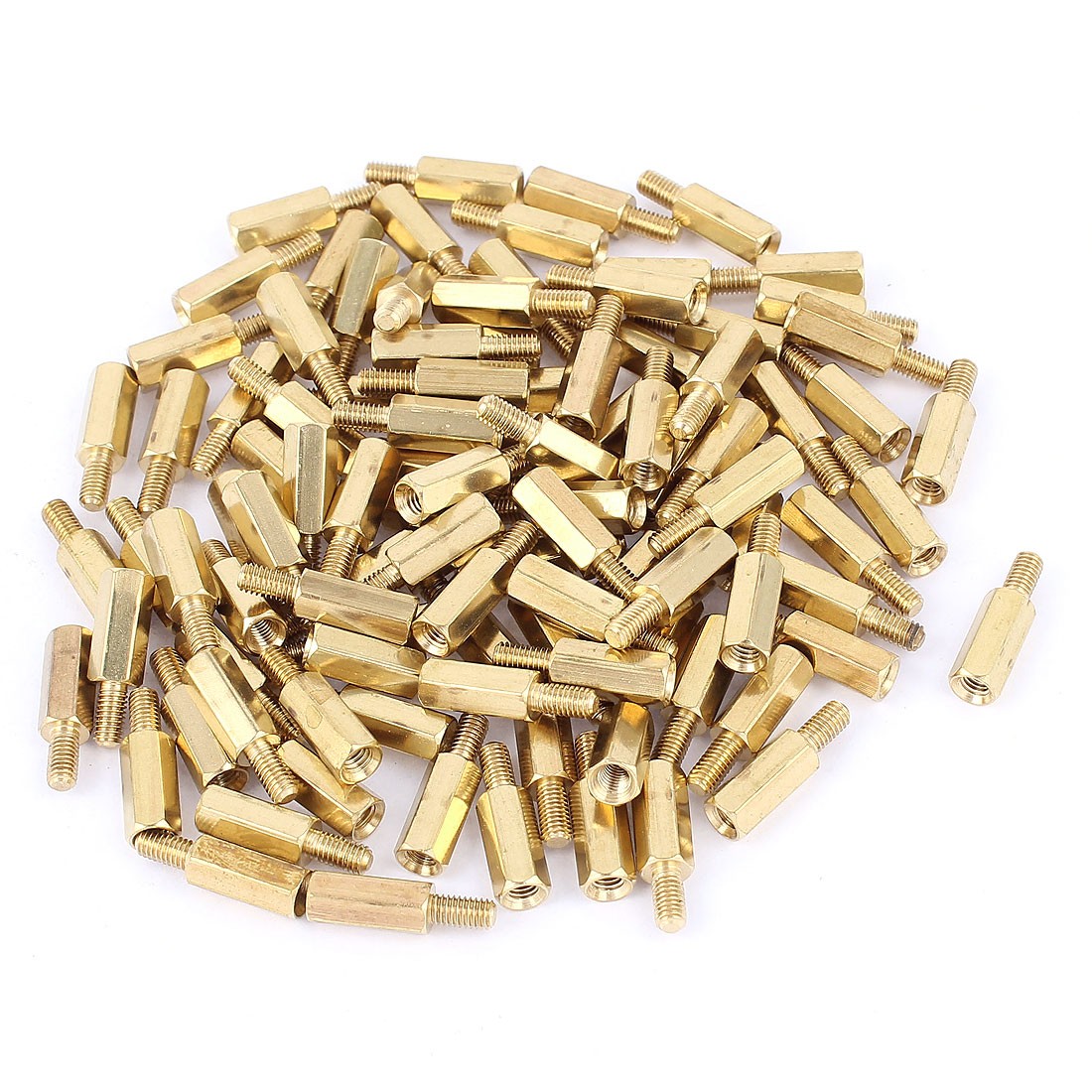 100pcs M3 Male x Female 11+6mm Hex Standoff Spacer Pillar for PCB Motherboard