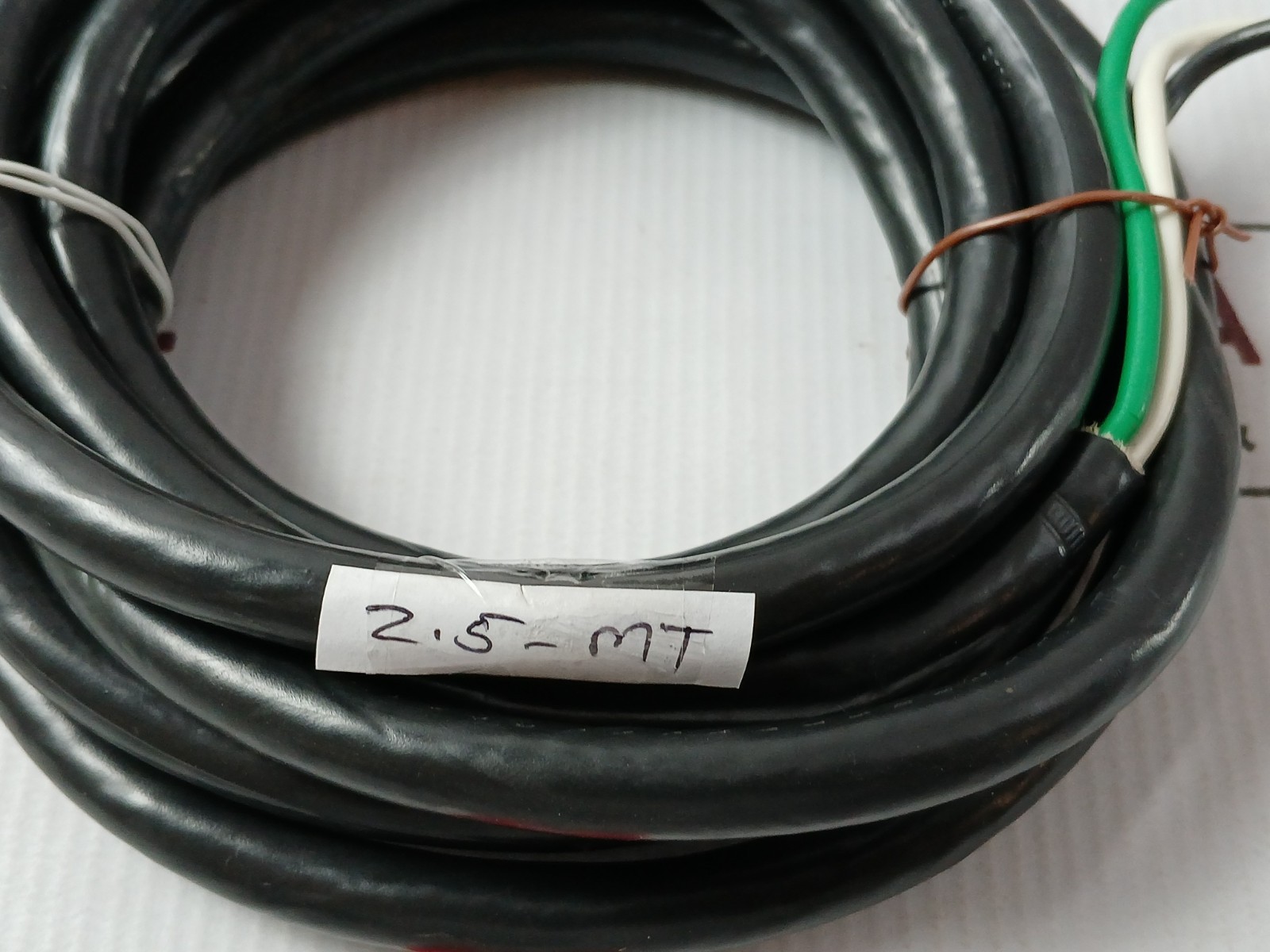 E42608-PA LL35441 Coiled Electrical Power Cord 2.5-Meter