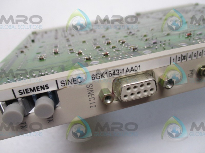 SIEMENS 6GK1543-1AA01 COMMUNICATION PROCESSOR MODULE NSMP