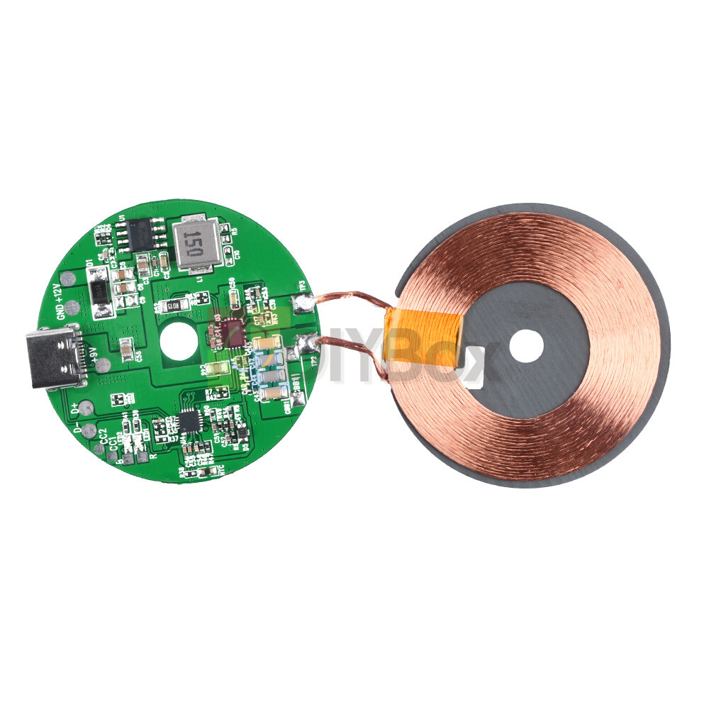 Type-C 20W Fast Charging Board Wireless Charger Transmitter Module For Phone DIY