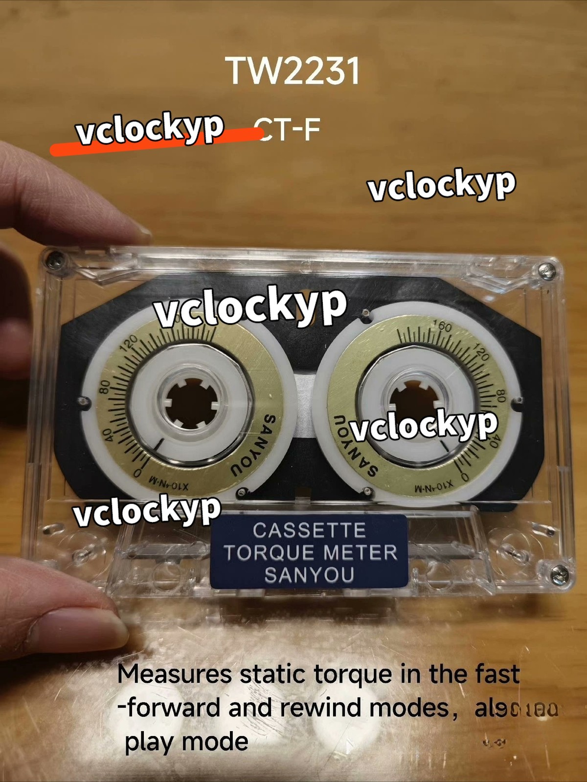 NEW Cassette Torque Meter Test Tape CT-F
