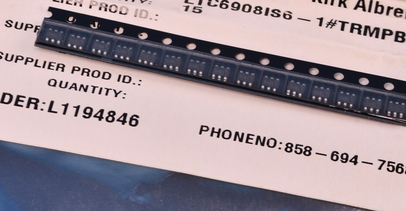 15 Analog Oscillator Silicon IC 50kHz~10MHz 1.25mA SMD/SMT LTC6908IS6-1#TRMPBF