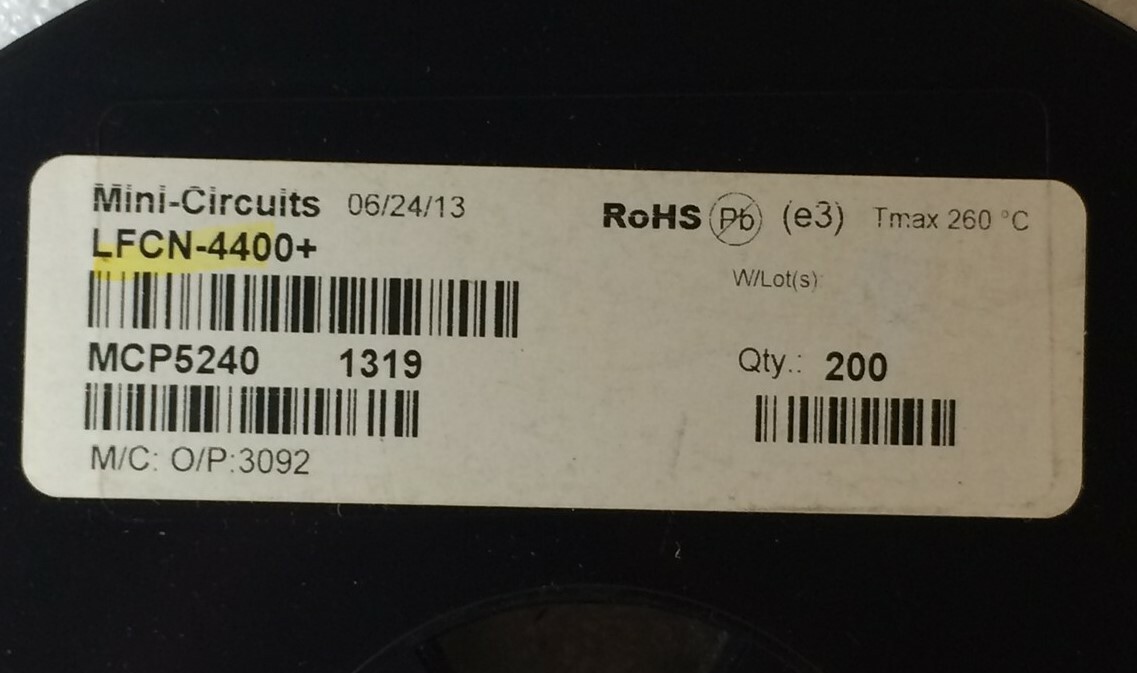 LFCN-4400 MINI CIRCUITS CERAMIC LOW PASS FILTER SMD ROHS 5 PIECES