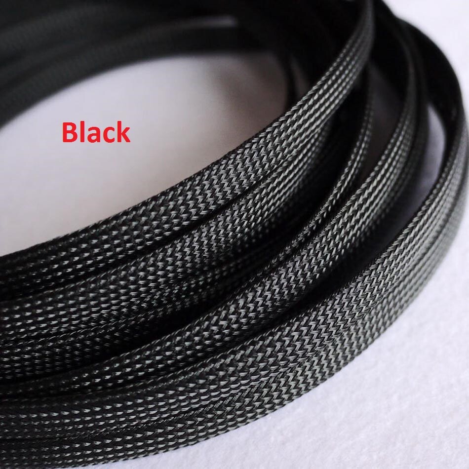 Braided Cable Sleeving Various Sizes/Colors Expandable Sheathing Cable Harness