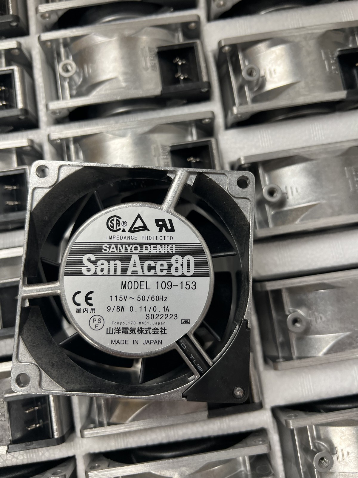 Lot of 30 Sanyo Denki San Ace 109-153 Cooling Fan 115V 50/60Hz Free Shipping