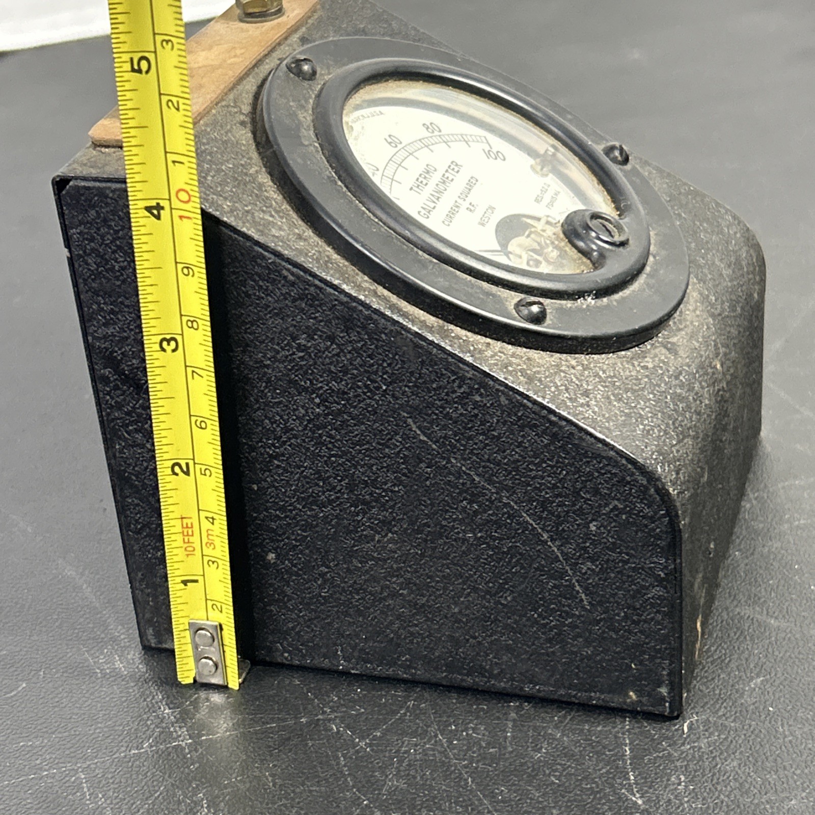 Weston Model 425 Thermo Galvanometer Meter 0-100 Current Squared