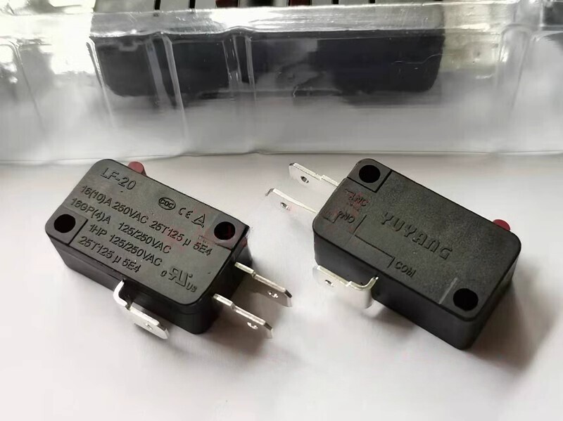 1PCS/5PCS YUYANG LF-20 Micro Limit Switch 3 Pins 16A 250VAC No Lever