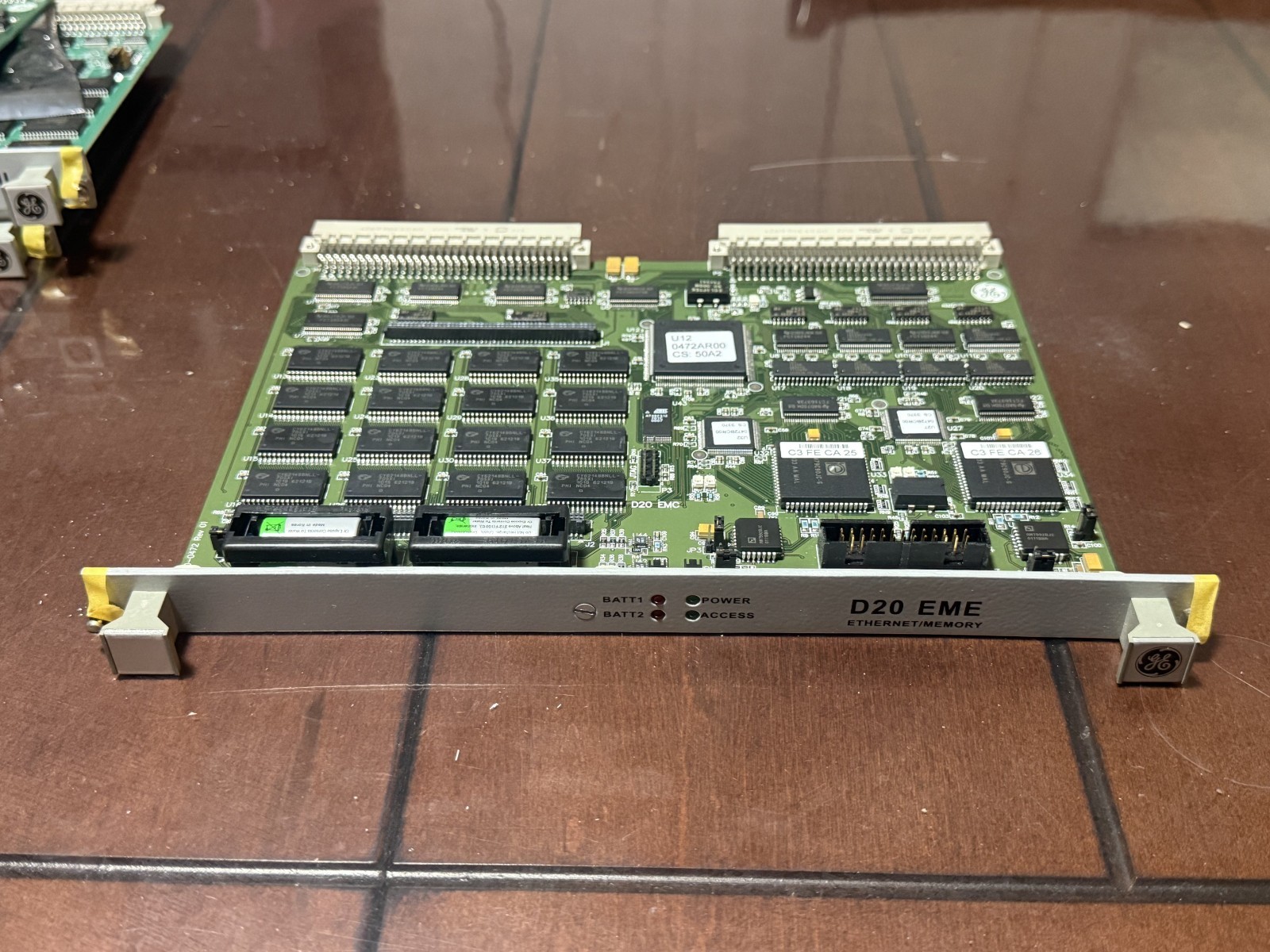 GE General Electric ETHERNET WESDAC D20 EME MEMORY CARD MODULE P/N: 526-2100