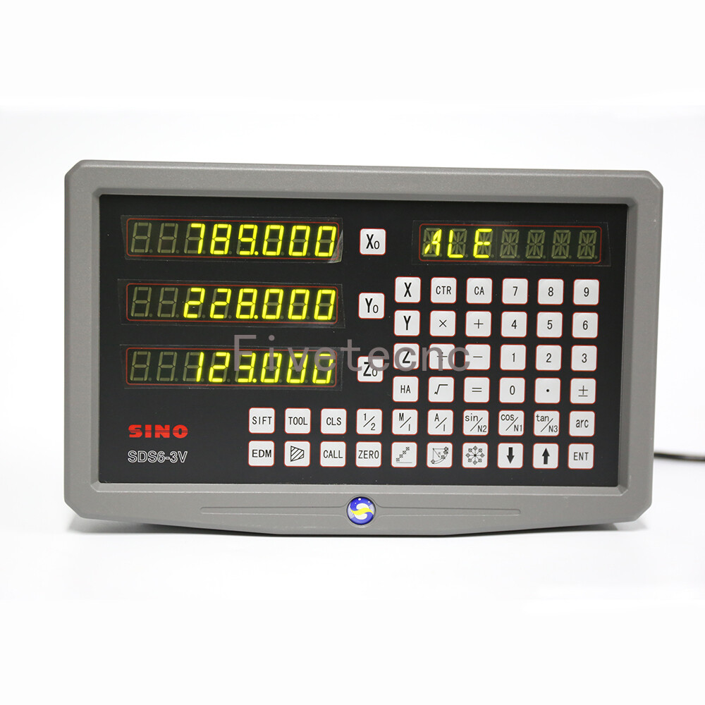 SINO SDS6-2V DRO Lathe 2 Axis Digital Readout SDS6-3V Milling 3 Axes Readouts